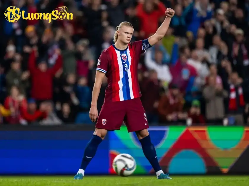 Haaland đang có phong độ cao trong màu áo Na Uy